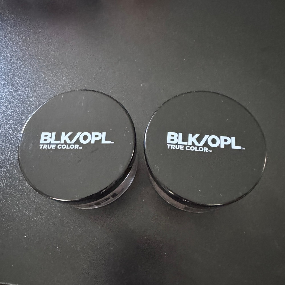 Set of 2 BLK/OPL True Color Soft Velvet Finishing Powder 600 Dark 0.7oz Each